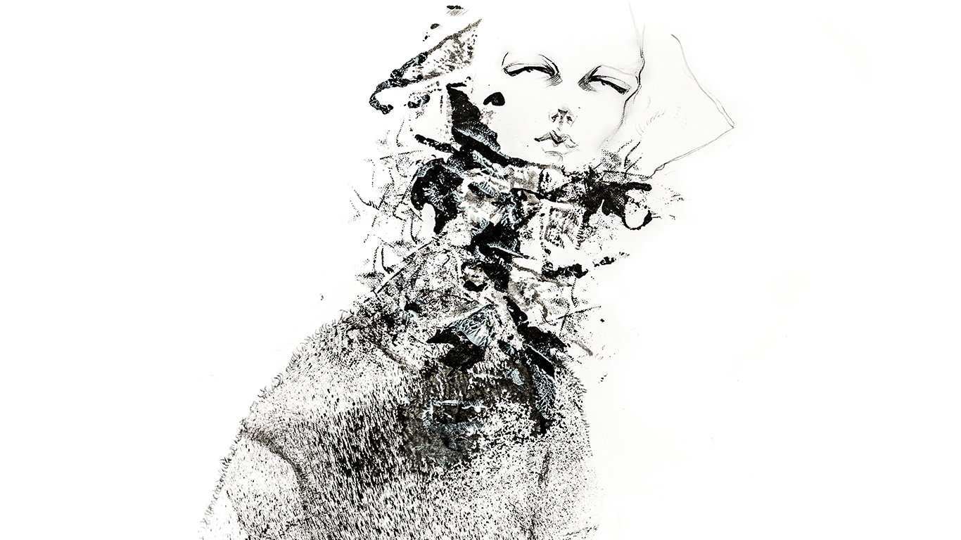 Modeillustration für Annette Görtz von Okan Zafrak