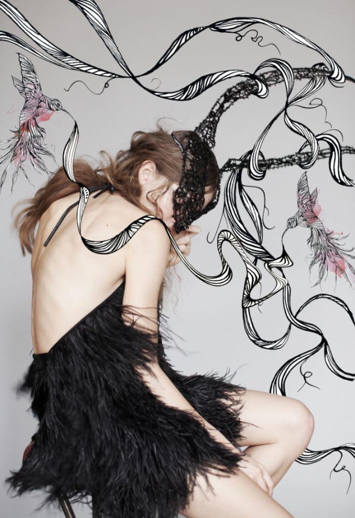 fashion photography and illustration for the quality magazine