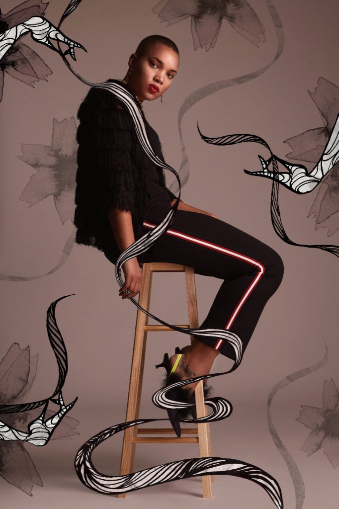 Photoillustration for the curvy magazine.