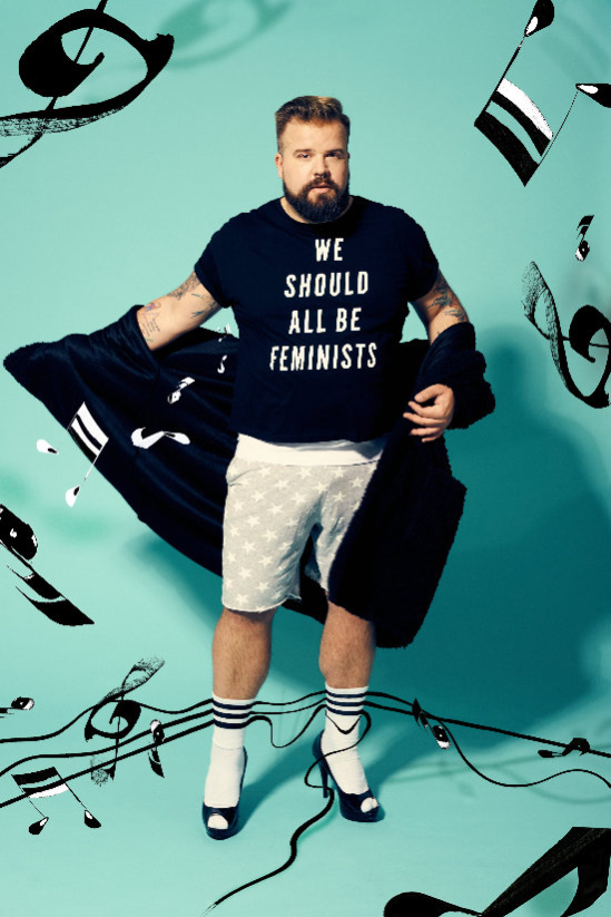 Photoillustration for the curvy magazine